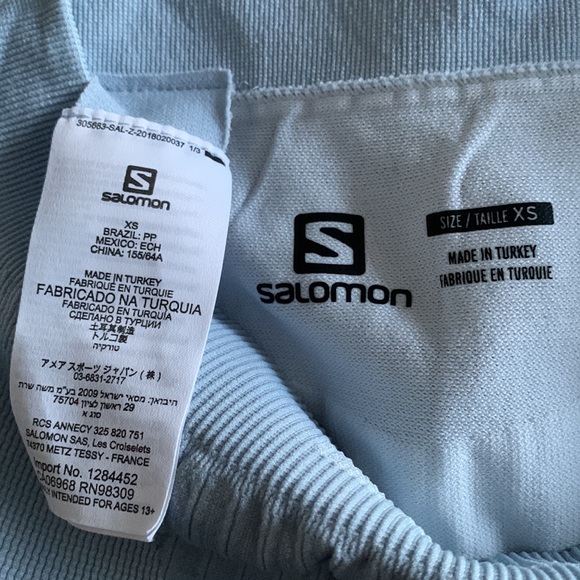 Salomon Primo Warm Seamless Tights Extra Small NWOT - Picture 2 of 6